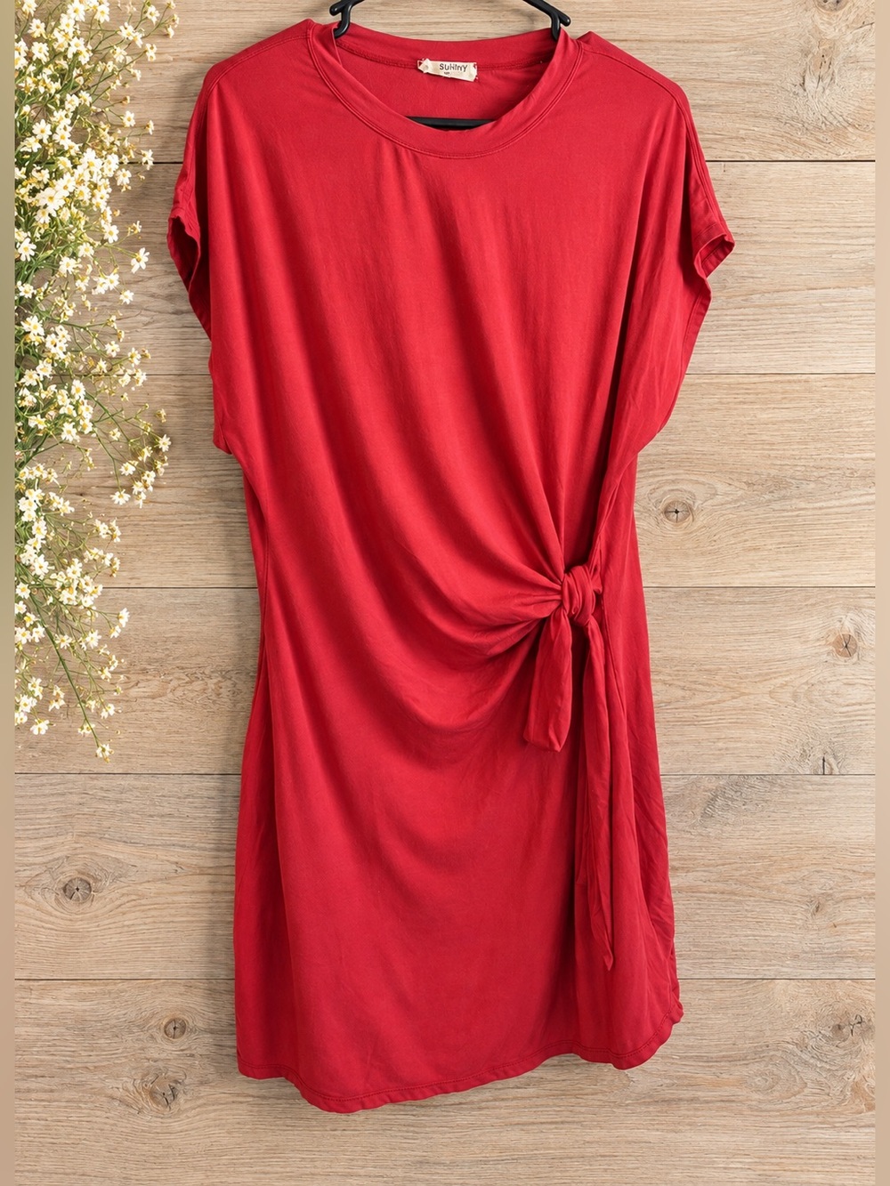78 & Sunny Salmon ColorModal T Shirt Dress XL Soft Stretch Lounge Dress
